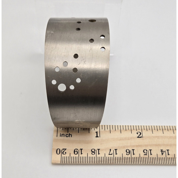 Scout Zodiac Cuff Bracelet Pisces Constellation Cutout Steel Modern Minimal Boho - Picture 11 of 15